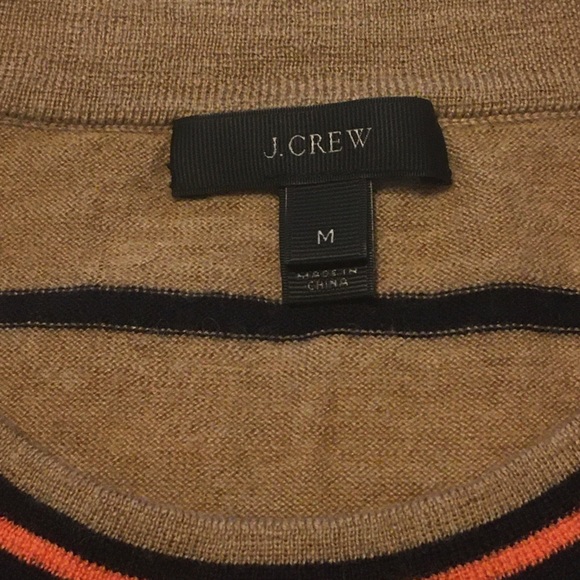 J. Crew Striped Merino Wool Sweater - Picture 3 of 5